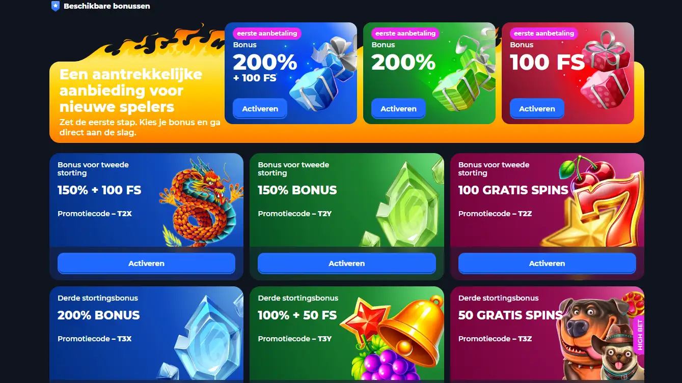 tycoonwin casino bonussen