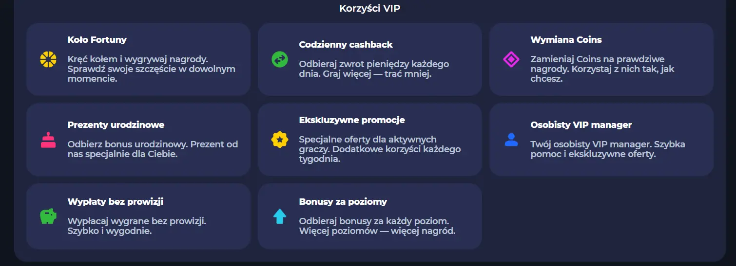 tycoonwin casino korzyści vip