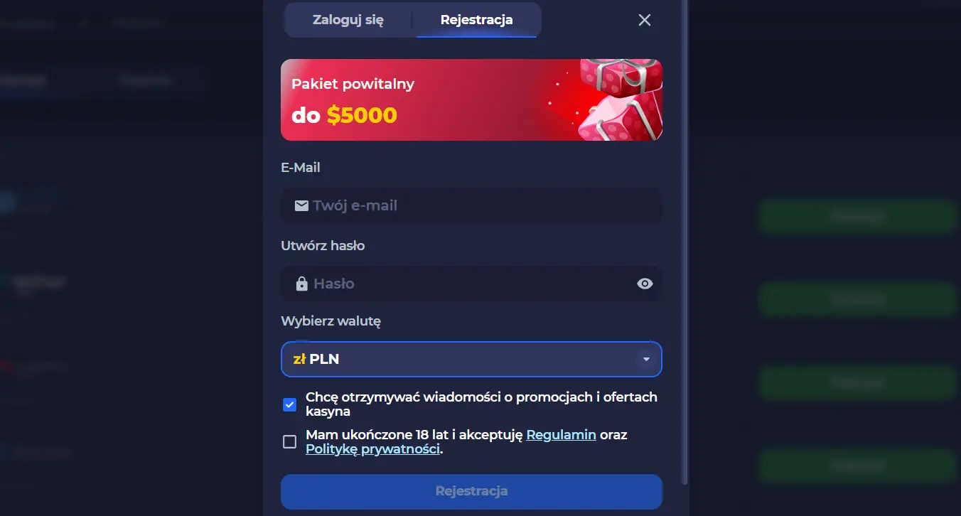 tycoonwin casino rejestracja